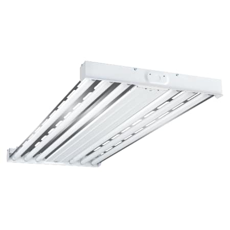 A large image of the Metalux HBL654T5-L5 Baked White Enamel