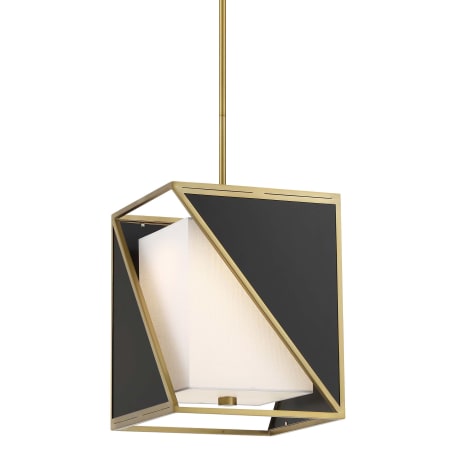 A large image of the Metropolitan N7532-L Coal / Soft Brass