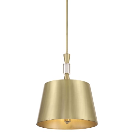 A large image of the Metropolitan N7553-695 Soft Brass