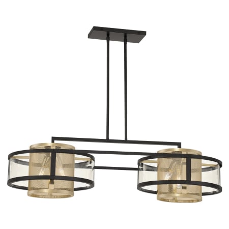 A large image of the Metropolitan N7819 Linear Chandelier with Canopy