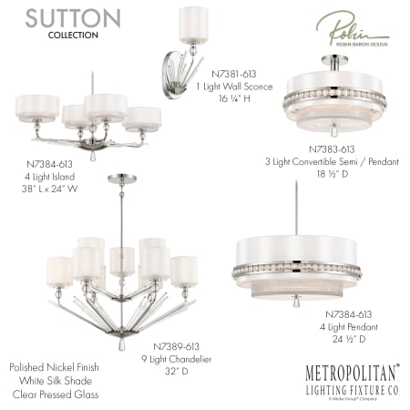 A large image of the Metropolitan N7384 Sutton Collection