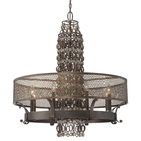 A large image of the Metropolitan N6726 French Bronze with Jeweled Accents