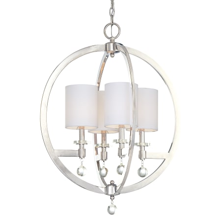A large image of the Metropolitan N6840 Polished Nickel