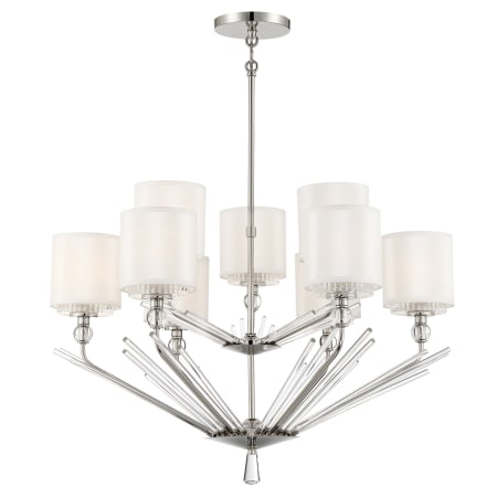 A large image of the Metropolitan N7389 Chandelier with Canopy