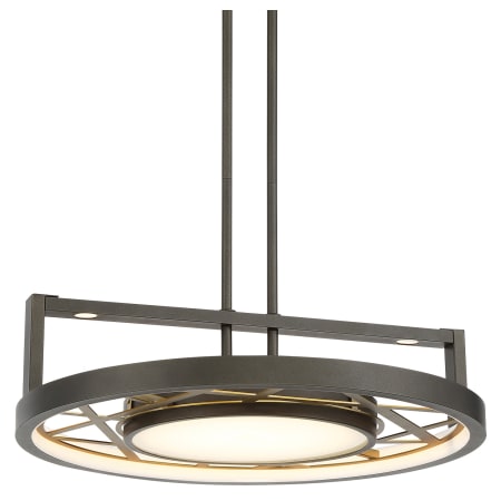 Metropolitan N7524-L A large image of the Metropolitan N7524-L Smoked Iron / Soft Brass