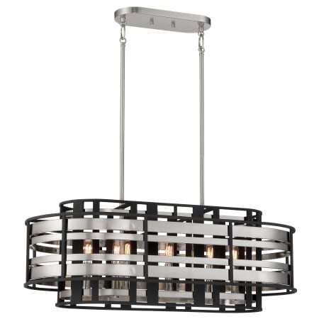 A large image of the Metropolitan N7988 Linear Chandelier with Canopy