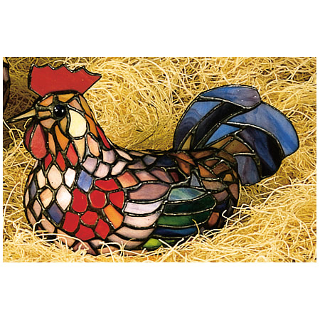 Sympton grabadora grabadora Meyda Tiffany 12122 Tiffany Glass Rooster 9" Wide Stained Glass / Tiffany  Specialty Lamp from the Animal Sculptures Collection - LightingDirect.com