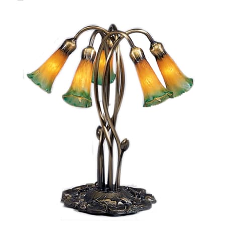 A large image of the Meyda Tiffany 14893 Amber/Green