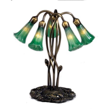 A large image of the Meyda Tiffany 15386 Green