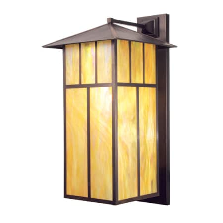 A large image of the Meyda Tiffany 26928 Craftsman Brown