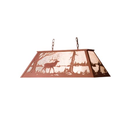 Meyda Tiffany 98815 Rust / Warm Silver Mica 9 Light Billiard