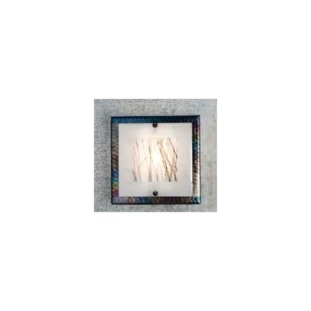 A large image of the Meyda Tiffany 99278 Rib Border / Clear / Black White Streamers