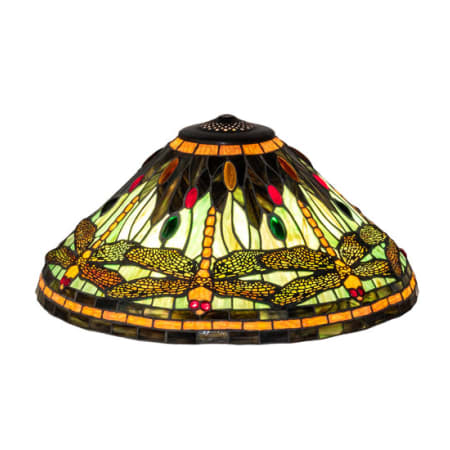 A large image of the Meyda Tiffany 10498 Orange / Green / Brown / Red