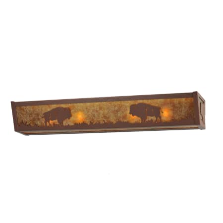 A large image of the Meyda Tiffany 109891 Rust / Amber Mica