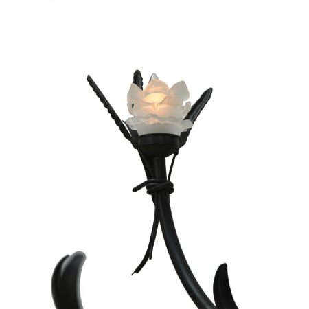 A large image of the Meyda Tiffany 110287 Wrought Iron / T-Bronze