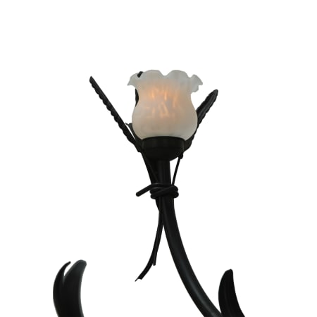 A large image of the Meyda Tiffany 110288 Wrought Iron / T-Bronze