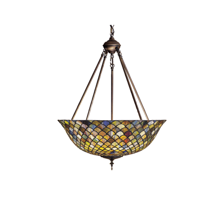 A large image of the Meyda Tiffany 111082 Green / Blue