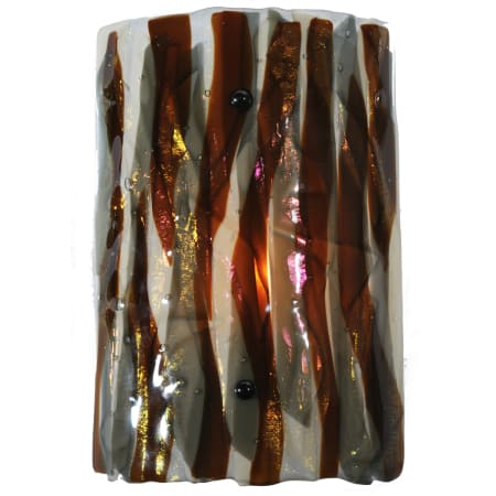 A large image of the Meyda Tiffany 111928 Amber / Beige / Smoke / Irid Clear