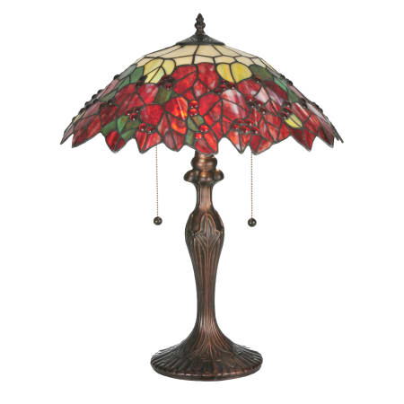 A large image of the Meyda Tiffany 112628 Beige Flame Red