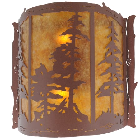 A large image of the Meyda Tiffany 113012 Rust / Amber Mica