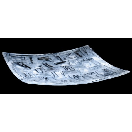 A large image of the Meyda Tiffany 114430 Black White Fracture Streamer