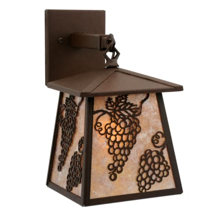 A large image of the Meyda Tiffany 115361 Cafe Noir / Silver Mica