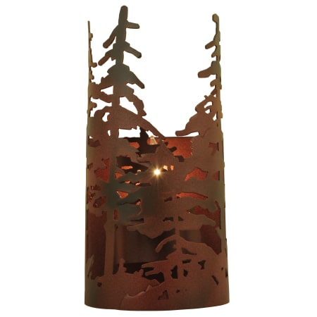 A large image of the Meyda Tiffany 117371 Rust / Wrought Iron