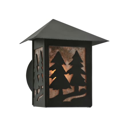 A large image of the Meyda Tiffany 118283 Black / Silver Mica
