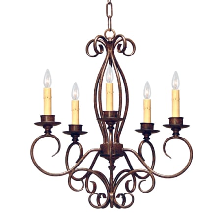 A large image of the Meyda Tiffany 120247 Rustic Iron