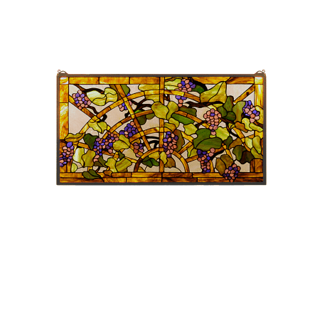 A large image of the Meyda Tiffany 12698 Amber