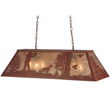 A large image of the Meyda Tiffany 128028 Rust / Silver Mica