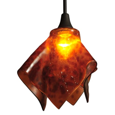 A large image of the Meyda Tiffany 131905 Amber / Dark Amber