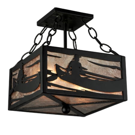 A large image of the Meyda Tiffany 132765 Textured Black