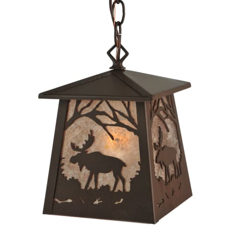 A large image of the Meyda Tiffany 133124 Cafe Noir / Silver Mica