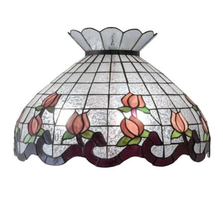 A large image of the Meyda Tiffany 14070 Clear / Plum / Pink / Green