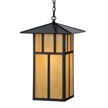 A large image of the Meyda Tiffany 144123 Craftsman Brown