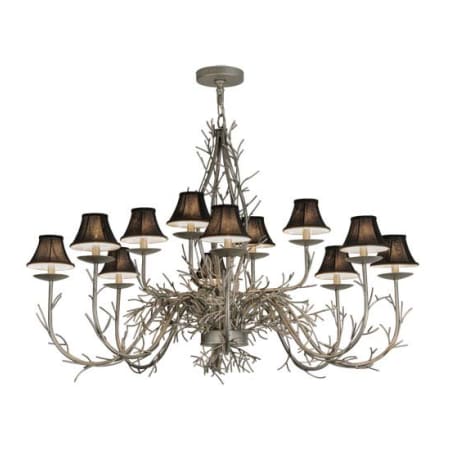A large image of the Meyda Tiffany 147591 Nickel