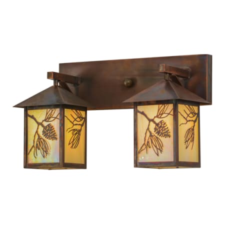 A large image of the Meyda Tiffany 150776 Copper