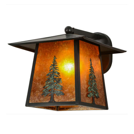 A large image of the Meyda Tiffany 154426 Craftsman Brown