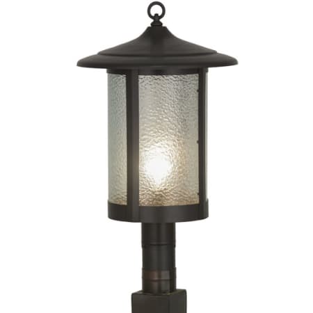 A large image of the Meyda Tiffany 159490 Craftsman Brown