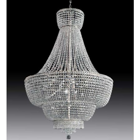 A large image of the Meyda Tiffany 160122 Chrome / Crystal