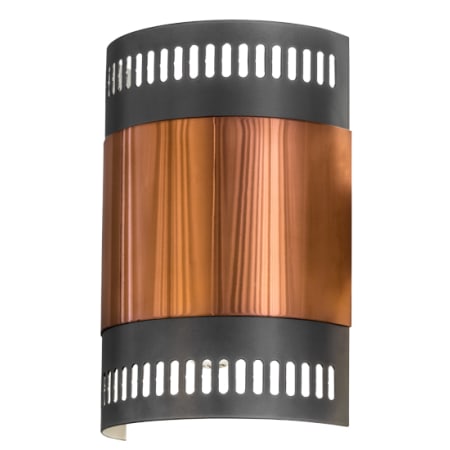 A large image of the Meyda Tiffany 164967 Nickel / Polished Copper