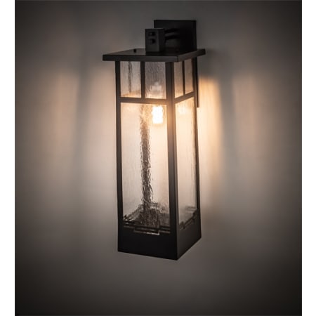 A large image of the Meyda Tiffany 203956 Solar Black