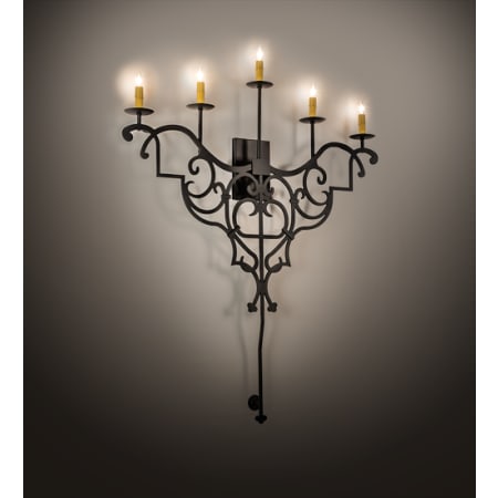 A large image of the Meyda Tiffany 216227 Old Wrought Iron