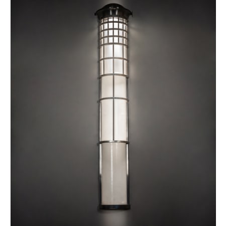 A large image of the Meyda Tiffany 219948 Brushed Stainless Steel