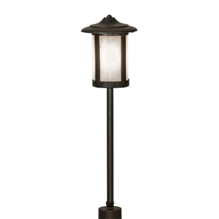 A large image of the Meyda Tiffany 233496 Craftsman Brown