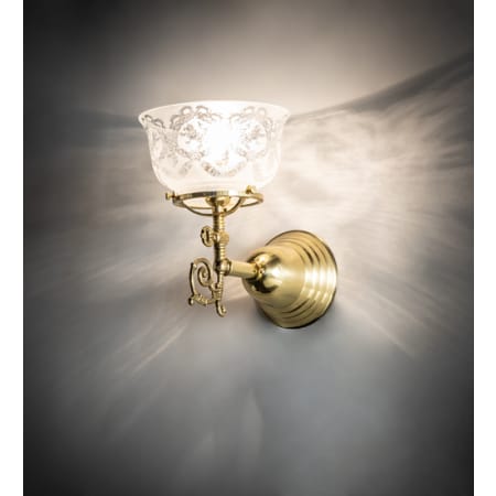 A large image of the Meyda Tiffany 241972 Polished Brass