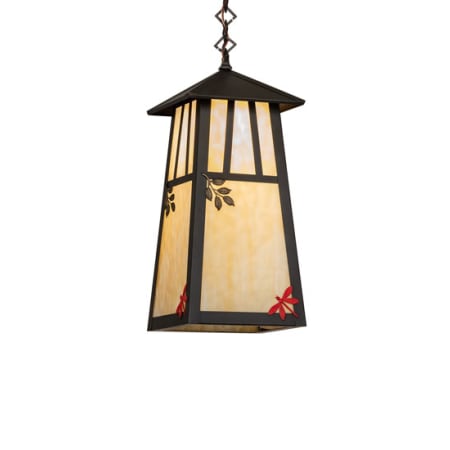 A large image of the Meyda Tiffany 245066 Craftsman Brown