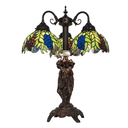 A large image of the Meyda Tiffany 245478 Mahogany Bronze