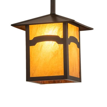 A large image of the Meyda Tiffany 248518 Craftsman Brown
